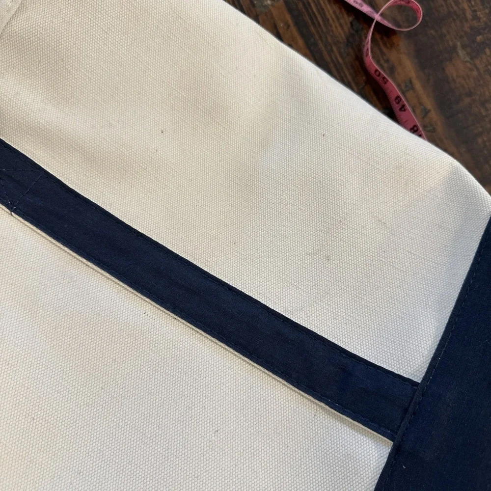 Lucky Brand large Sturdy Canvas Shoulder Tote Bag Zip‎ Close